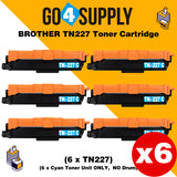 Compatible (Toner Only) Cyan Brother 227 TN227 TN-227 Toner Unit Used for Brother HL-L3210CW/L3230CDW/L3710CDW/L3270CDW/L3290CDW; DCP-L3510CDW/L3550CDW/L3551CDW; MFC-L3710CW/3730CDW/L3750CDW/L3770CDW/L3745CDW Printer