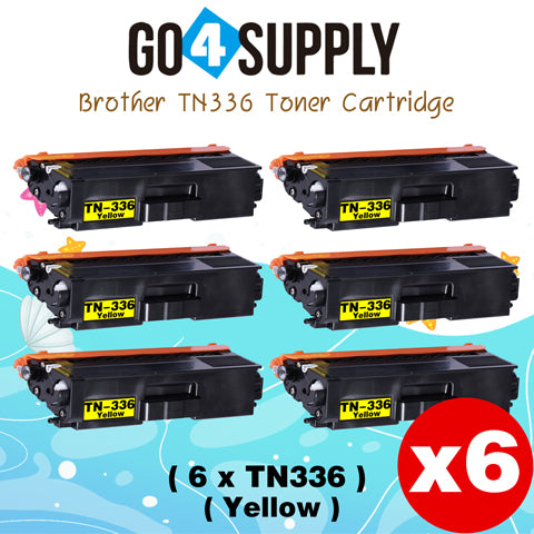 Compatible Brother Yellow TN336 TN-336 Toner Cartridge Used for HL-L8250CDW HL8350CDW/CDWT
DCP-L8400CDN/L8450CDW; MFC-L8850CDW