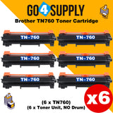 Compatible  Brother TN760 TN-760 Toner Unit Used for DCP-L2550DW, HL-L2350DW, HL-L2370DW, HL-L2370DW XL, HL-L2390DW, HL-L2395DW, MFC-L2710DW, MFC-L2750DW, MFC-L2750DW XL Printer