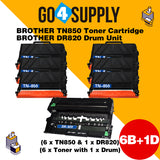 Compatible Kits Combo Brother TN850 TN-850 Toner Unit with DR820 DR-820 Drum Unit Used for DCP-L5500DN/L5600DN/L5650DN, HL-L5000D/L5100DN/L5200DW/L5200DWT/L6200DW/L6200DWT/L6250DW/L6300DW/L6400DW/L6400DWT Printer