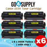 Compatible CANON (High-Yield Page) Yellow CRG055H (WITH CHIP) CRG-055H Toner Cartridge Used for Canon i-SENSYS MF741Cdw; i-SENSYS MF745Cdw;  i-SENSYS MG743Cx