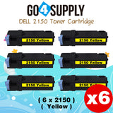 Compatible Dell 2150 Yellow 331-0718 Toner Cartridge Replacement for 2150cn 2150cdn 2155cn 2155cdn 2155 Printer