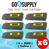 Compatible Dell 2660 Yellow 593-BBBR 2K1VC Toner Cartridge Replacement for C2660dn C2665dnf Printer