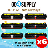 Compatible HP Yellow W2032A CF415A (WITH CHIP) Toner Cartridge Used for Color LaserJet Pro M454dn/M454dw; MFP M479dw/M479fdn/M479fdw/M454nw; Enterprise M455dn/MFP M480f; Color LaserJet Managed E45028