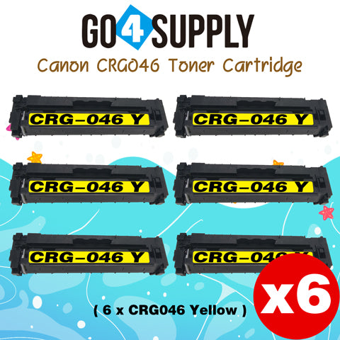 Compatible (Standard-Yield) Yellow CANON CRG046 CRG-046 Toner Cartridge Used for Color imageCLASS LBP654Cdw/MF735Cdw/MF731Cdw/MF733Cdw; Color i-SENSYS LBP654Cx/653Cdw/MF732Cdw/734Cdw/735Cx; Satera MF731Cdw/LBP654C/LBP652C/LBP651C/MF735Cdw/MF733Cdw