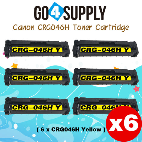 Compatible (High-Yield) Yellow CANON CRG046H Toner Cartridge Used for Color imageCLASS LBP654Cdw/MF735Cdw/MF731Cdw/MF733Cdw, Color i-SENSYS LBP654Cx/653Cdw/MF732Cdw/734Cdw/735Cx; Satera MF731Cdw/LBP654C/LBP652C/LBP651C/MF735Cdw/MF733Cdw