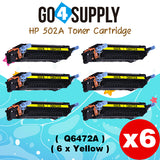 Compatible HP 502A Q6470A Q6471A Q6472A Q6473A Yellow Toner Cartridge to use for Color Laserjet 3600n 3600dtn 3800 CP3505 3505n 3505dn 3600 Printers