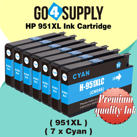 Compatible Cyan HP 951xl Ink Cartridge Used for HP Officejet Pro 251dw/276dw/8100/8600/8610/8620/8630/8640/8650/8660/8615/8616/8625 Printer