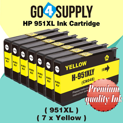 Compatible Yellow HP 951xl Ink Cartridge Used for HP Officejet Pro 251dw/276dw/8100/8600/8610/8620/8630/8640/8650/8660/8615/8616/8625 Printer