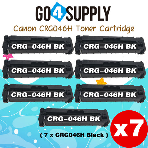 Compatible (High-Yield) Black CANON CRG046H Toner Cartridge Used for Color imageCLASS LBP654Cdw/MF735Cdw/MF731Cdw/MF733Cdw, Color i-SENSYS LBP654Cx/653Cdw/MF732Cdw/734Cdw/735Cx; Satera MF731Cdw/LBP654C/LBP652C/LBP651C/MF735Cdw/MF733Cdw