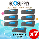 Compatible Dell 2660 Cyan 593-BBBT TW3NN Toner Cartridge Replacement for C2660dn C2665dnf Printer