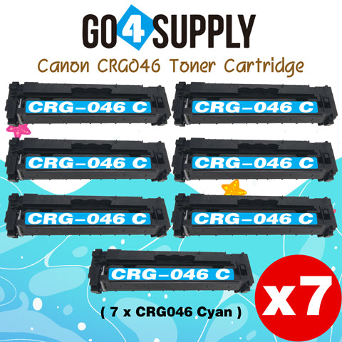 Compatible (Standard-Yield) Cyan CANON CRG046 CRG-046 Toner Cartridge Used for Color imageCLASS LBP654Cdw/MF735Cdw/MF731Cdw/MF733Cdw; Color i-SENSYS LBP654Cx/653Cdw/MF732Cdw/734Cdw/735Cx; Satera MF731Cdw/LBP654C/LBP652C/LBP651C/MF735Cdw/MF733Cdw