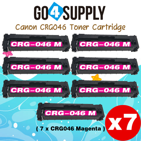 Compatible (Standard-Yield) Magenta CANON CRG046 CRG-046 Toner Cartridge Used for Color imageCLASS LBP654Cdw/MF735Cdw/MF731Cdw/MF733Cdw; Color i-SENSYS LBP654Cx/653Cdw/MF732Cdw/734Cdw/735Cx; Satera MF731Cdw/LBP654C/LBP652C/LBP651C/MF735Cdw/MF733Cdw