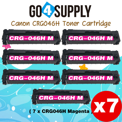 Compatible (High-Yield) Magenta CANON CRG046H Toner Cartridge Used for Color imageCLASS LBP654Cdw/MF735Cdw/MF731Cdw/MF733Cdw, Color i-SENSYS LBP654Cx/653Cdw/MF732Cdw/734Cdw/735Cx; Satera MF731Cdw/LBP654C/LBP652C/LBP651C/MF735Cdw/MF733Cdw