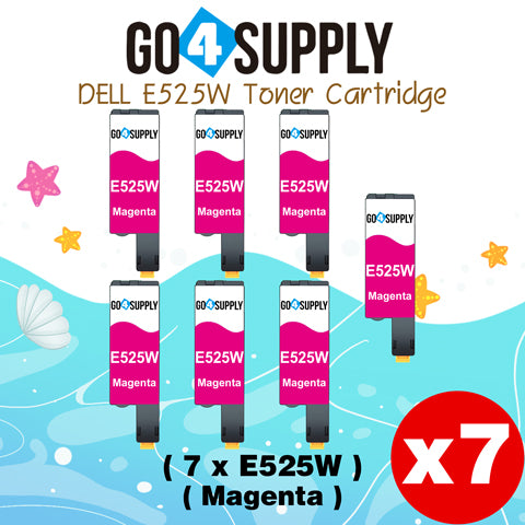 Compatible Dell 593-BBJV E525W E525 525w Magenta to use for E525w Wireless Color Printers