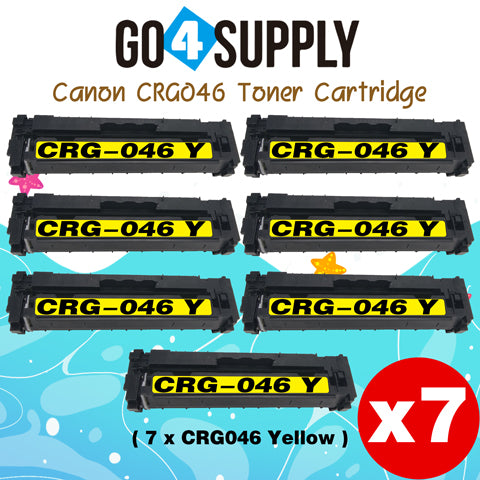 Compatible (Standard-Yield) Yellow CANON CRG046 CRG-046 Toner Cartridge Used for Color imageCLASS LBP654Cdw/MF735Cdw/MF731Cdw/MF733Cdw; Color i-SENSYS LBP654Cx/653Cdw/MF732Cdw/734Cdw/735Cx; Satera MF731Cdw/LBP654C/LBP652C/LBP651C/MF735Cdw/MF733Cdw