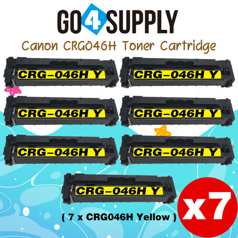 Compatible (High-Yield) Yellow CANON CRG046H Toner Cartridge Used for Color imageCLASS LBP654Cdw/MF735Cdw/MF731Cdw/MF733Cdw, Color i-SENSYS LBP654Cx/653Cdw/MF732Cdw/734Cdw/735Cx; Satera MF731Cdw/LBP654C/LBP652C/LBP651C/MF735Cdw/MF733Cdw