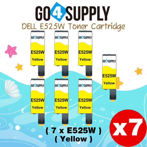 Compatible Dell 593-BBJW E525W E525 525w Yellow to use for E525w Wireless Color Printers