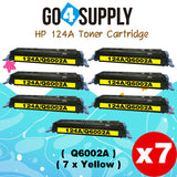 Compatible HP 124A Q6002A Q6001A Q6000A Q6003A Yellow Toner Cartridge to use for Color Laser Jet 1600 2600n 2605dn 2605dtn CM1015mfp CM1017mfp Printers