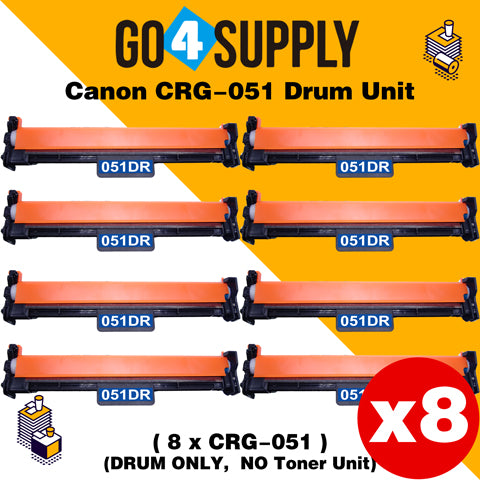 Compatible (DRUM ONLY) Canon CRG051 CRG-051 Cartridge 051 Black (2170C001) Drum Unit Used for Canon ImageCLASS LBP162dw MF264dw MF267dw MF269dw Printer
