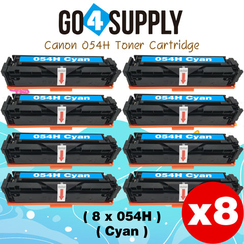 Compatible CANON Cyan CRG054H Toner Cartridge CRG-054H Used for i-SENSYS LBP621Cw/LBP623Cw/MF641Cw/MF643Cdw/MF645Cx; Color imageCLASS MF642Cdw/MF641Cw/MF644Cdw/LBP622Cdw