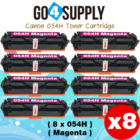 Compatible CANON Magenta CRG054H Toner Cartridge CRG-054H Used for i-SENSYS LBP621Cw/LBP623Cw/MF641Cw/MF643Cdw/MF645Cx; Color imageCLASS MF642Cdw/MF641Cw/MF644Cdw/LBP622Cdw