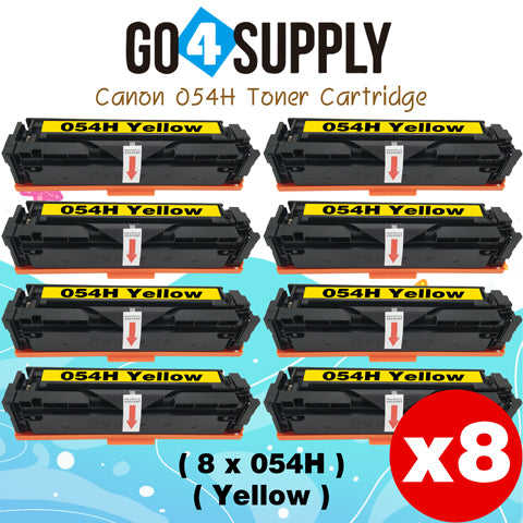 Compatible CANON Yellow CRG054H Toner Cartridge CRG-054H Used for i-SENSYS LBP621Cw/LBP623Cw/MF641Cw/MF643Cdw/MF645Cx; Color imageCLASS MF642Cdw/MF641Cw/MF644Cdw/LBP622Cdw