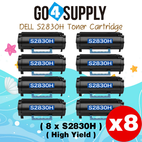 Compatible (8,500 Yield) Dell 2830 593-BBYP Toner Cartridge Replacement for S2830dn Printer