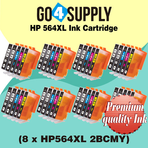 Compatible Set Combo HP 564xl Ink Cartridge Used for Photosmart D5445/D5460/D5463/D5468/C5324/C5370/C5373/C5380/C5383/C5388/C5390/C5393/C6340/C6350/C6380/C6375/B8550/C6324/D5400/D7560 Printer