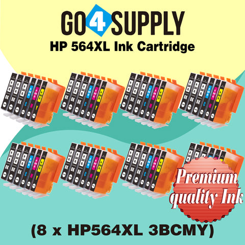 Compatible Set Combo HP 564xl Ink Cartridge Used for Photosmart Plus B209a/ B210a/B210b/B210c/B210d/B210e/Officejet 4610/4620 Printer