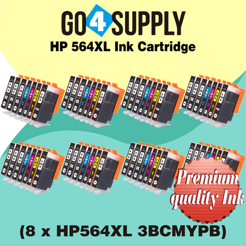 Compatible Set Combo HP 564xl Ink Cartridge Used for Photosmart D5445/D5460/D5463/D5468/C5324/C5370/C5373/C5380/C5383/C5388/C5390/C5393/C6340/C6350/C6380/C6375/7520/D7560/B8550/C6324/D5400/D7560/B110c Printer