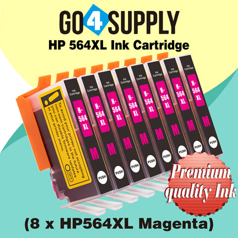 Compatible Magenta HP 564xl Ink Cartridge Used for Photosmart 5510/5511/5512/5514/5515/5520/5522/5525/6510/6512/6515/6520/7510/7515/7520/B109a/B109n/B110a/B110c Printer