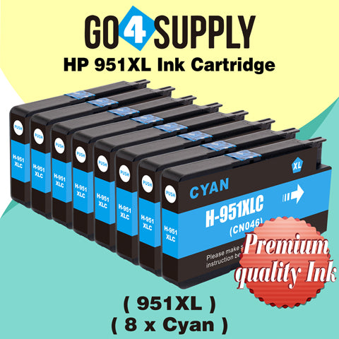 Compatible Cyan HP 951xl Ink Cartridge Used for HP Officejet Pro 251dw/276dw/8100/8600/8610/8620/8630/8640/8650/8660/8615/8616/8625 Printer