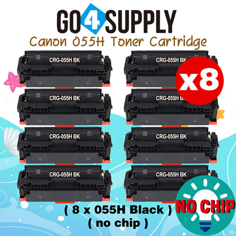 Compatible CANON (High-Yield Page) Black CRG055H (NO CHIP) CRG-055H Toner Cartridge Used for Canon i-SENSYS MF741Cdw; i-SENSYS MF745Cdw;  i-SENSYS MG743Cx