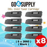 Compatible Dell 2660 Black 593-BBBU 67H2T Toner Cartridge Replacement for C2660dn C2665dnf Printer