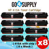 Compatible HP Black W2030A CF415A (WITH CHIP) Toner Cartridge Used for Color LaserJet Pro M454dn/M454dw; MFP M479dw/M479fdn/M479fdw/M454nw; Enterprise M455dn/MFP M480f; Color LaserJet Managed E45028