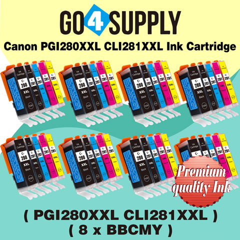 Compatible NO Photo Blue Set Canon PGI280 PGI280XXL PGI-280XXL CLI281 CLI281XXL CLI-281XXL Ink Cartridge PGI280XL PGI-280XL CLI281XL CLI-281XL Used for PIXMA TS702/TR7520/TR8520/TR8620/TS6120/TS6220/TS6320/TS8120/TS8220/TS8320/TS9120/TS9520/TS9521C