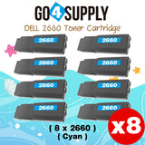 Compatible Dell 2660 Cyan 593-BBBT TW3NN Toner Cartridge Replacement for C2660dn C2665dnf Printer