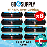 Compatible HP Cyan W2031A CF415A (NO CHIP) Toner Cartridge Used for Color LaserJet Pro M454dn/M454dw; MFP M479dw/M479fdn/M479fdw/M454nw; Enterprise M455dn/MFP M480f; Color LaserJet Managed E45028