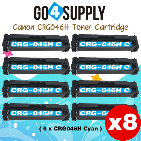 Compatible (High-Yield) Cyan CANON CRG046H Toner Cartridge Used for Color imageCLASS LBP654Cdw/MF735Cdw/MF731Cdw/MF733Cdw, Color i-SENSYS LBP654Cx/653Cdw/MF732Cdw/734Cdw/735Cx; Satera MF731Cdw/LBP654C/LBP652C/LBP651C/MF735Cdw/MF733Cdw