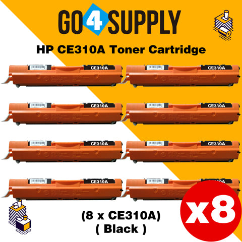 Compatible Black HP 310 CE310A 310A Toner Cartridge Used for HP  Laserjet Pro CP1020/ 1021/ 1022/ 1023/ 1025; CP 1026/ 1027/ 1028nw; 100 M175a/b/c/nw/p/q/R; 200 color MFP M275nw/s/t/u Printer