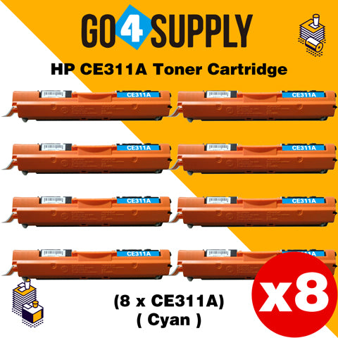 Compatible Cyan HP 311 CE311A 311A Toner Cartridge Used for HP  Laserjet Pro CP1020/ 1021/ 1022/ 1023/ 1025; CP 1026/ 1027/ 1028nw; 100 M175a/b/c/nw/p/q/R; 200 color MFP M275nw/s/t/u Printer