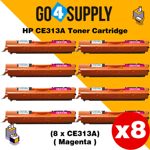 Compatible Magenta HP 313 CE313A 313A Toner Cartridge Used for HP  Laserjet Pro CP1020/ 1021/ 1022/ 1023/ 1025; CP 1026/ 1027/ 1028nw; 100 M175a/b/c/nw/p/q/R; 200 color MFP M275nw/s/t/u Printer