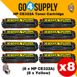 Compatible HP Yellow CE322A Toner Cartridge Used for HP LaserJet CP1521/1522/1523/1525n; Pro CP1525/1526/1527/1528nw; Pro CM1411/1412/1413/1415fn; Pro CM1415/1416/1417/1418fnw Printer