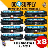 Compatible Cyan HP 411 CE411A 411A Toner Cartridge Used for HP Laserjet Enterprise 300 color M351/ MFP M375nw; 400 color M451nw/M451dn/M451dw/ MFP M475dn/M475dw Printer