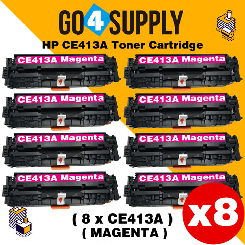 Compatible Magenta HP 413 CE413A 413A Toner Cartridge Used for HP Laserjet Enterprise 300 color M351/ MFP M375nw; 400 color M451nw/M451dn/M451dw/ MFP M475dn/M475dw Printer