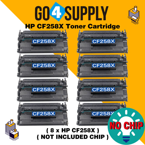 Compatible (NO CHIP) HP 258X CF258X 58X Toner Cartridge Used for HP LaserJet Pro M404n/M404dn/M404dw; MFP M428dw/M428fdn/M428fdw Printer