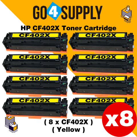 Compatible Yellow HP 201X CF402X Toner Cartridge Used for HP Color LaserJet Pro M252dn/252n; Color LaserJet Pro MFP M277dw/277n; Color LaserJet Pro MFP M274n Printers