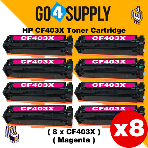 Compatible Yellow HP 201X CF403X Toner Cartridge Used for HP Color LaserJet Pro M252dn/252n; Color LaserJet Pro MFP M277dw/277n; Color LaserJet Pro MFP M274n Printers