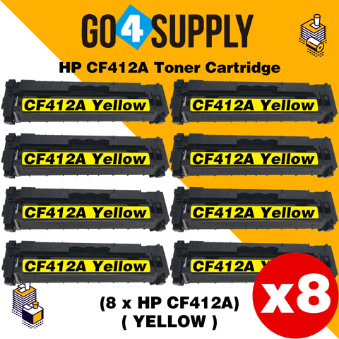 Compatible Yellow HP 412A CF412A Toner Cartridge Used for Color LaserJet Pro M452dw/452dn/452nw, Color LaserJet Pro MFPM477fnw/M477fdn/M477fdw, Color LaserJet Pro MFP M377dw Printers